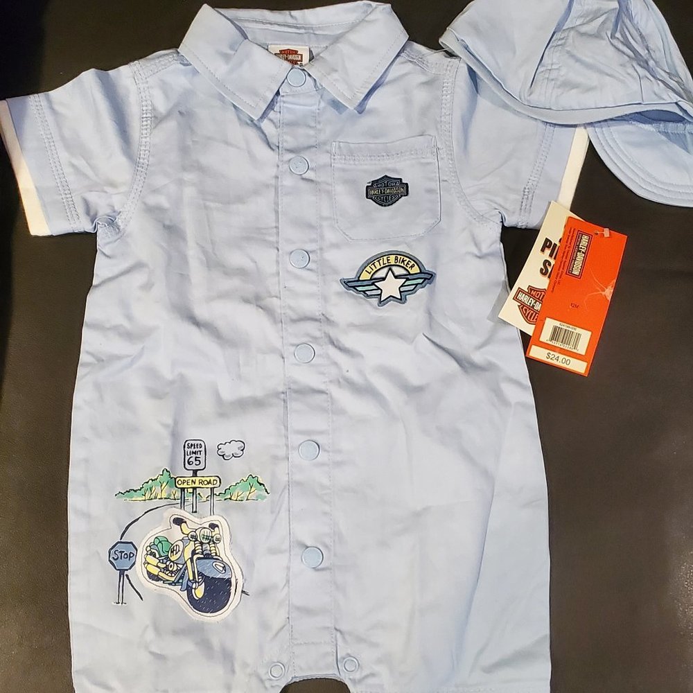 Harley Davidson Baby Set
